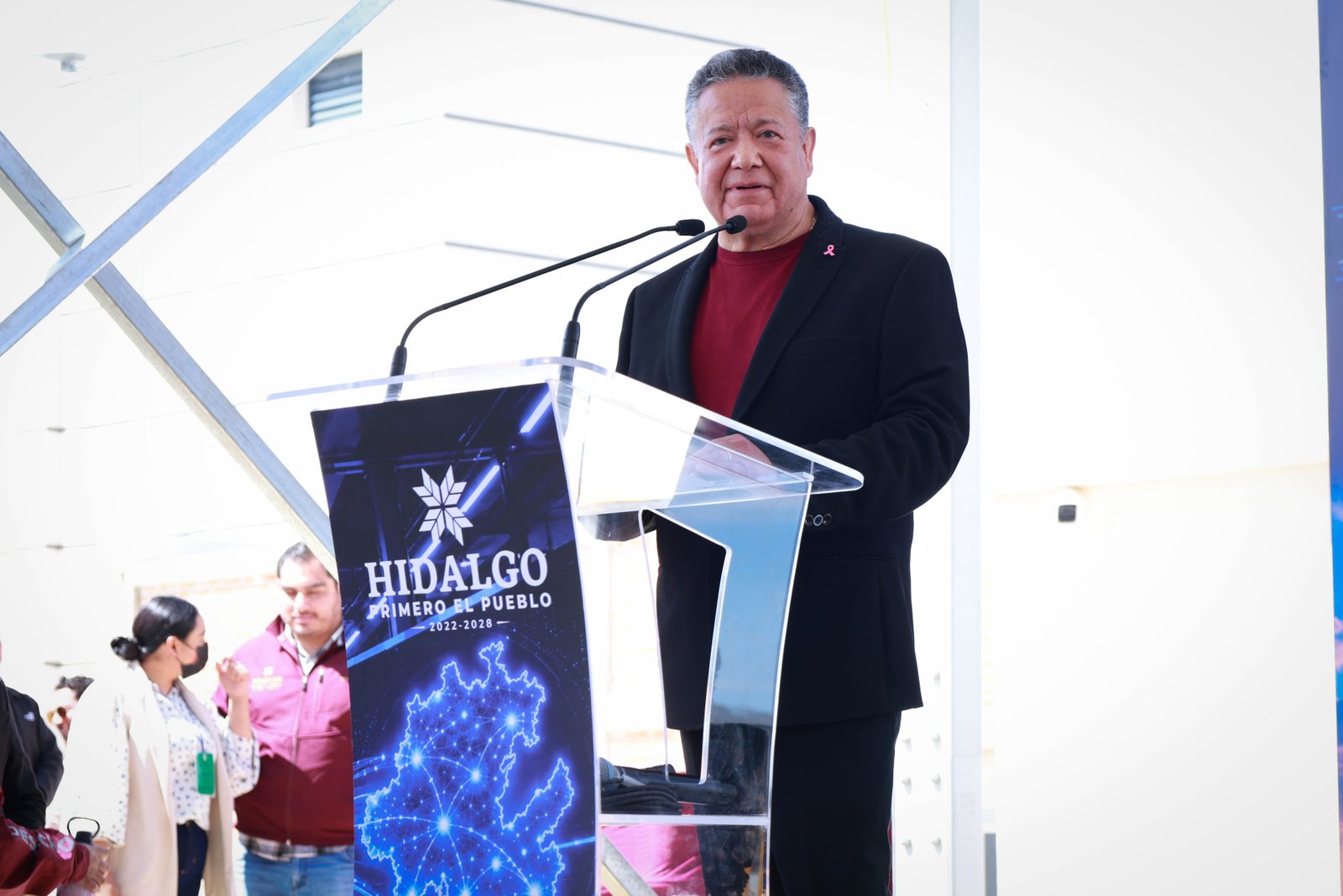 Menchaca Salazar entrega nuevo Centro de Datos y remodelación del aeropuerto de Pachuca